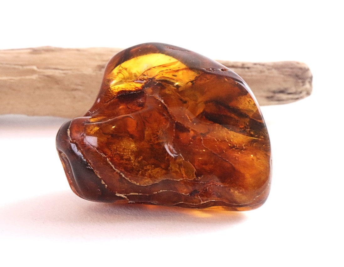 Baltic Amber Meditation Stone