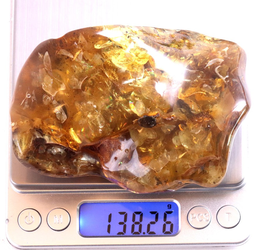 Huge 138g Baltic Amber Gem Natural Collector’s Specimen