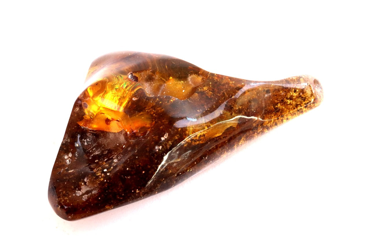 Large Natural Baltic Amber Gemstone (53g).