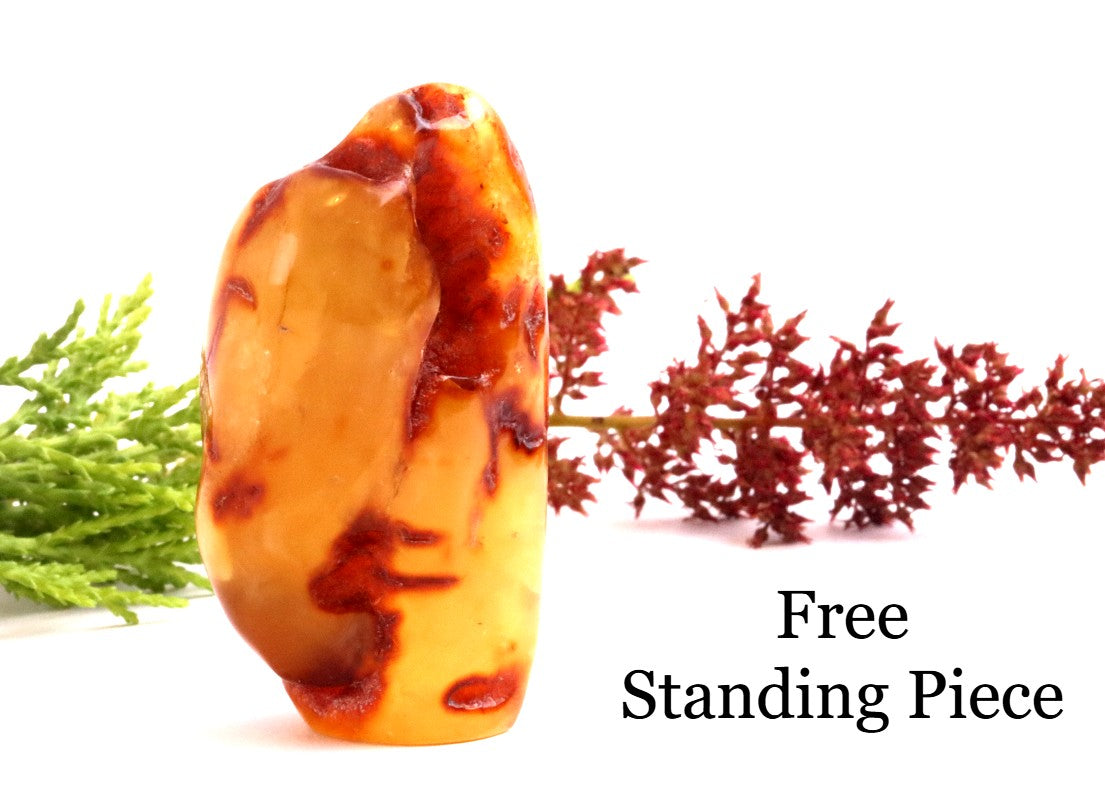 Smooth Natural Baltic Amber Gemstone