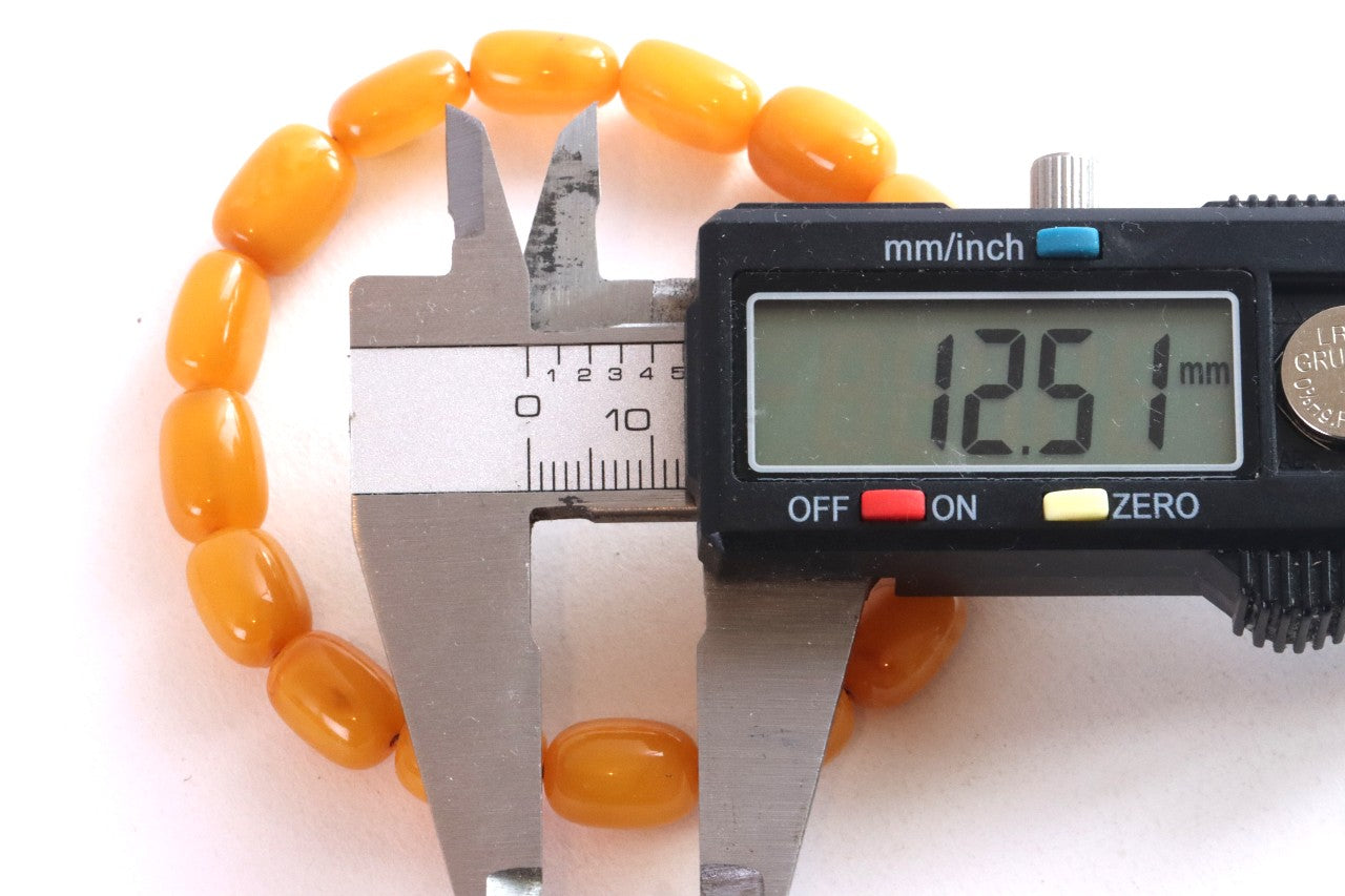 Grade AAA Quality Beeswax Amber Olive Bracelet
