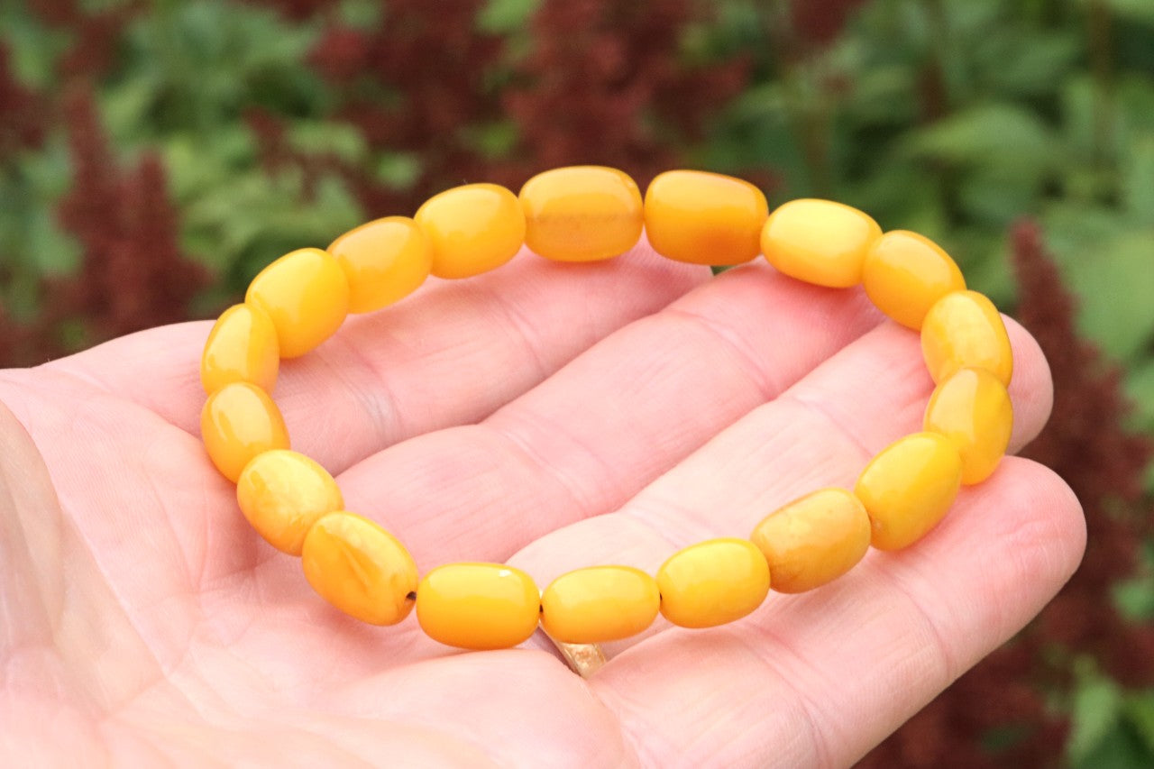 Beeswax Amber Bracelet
