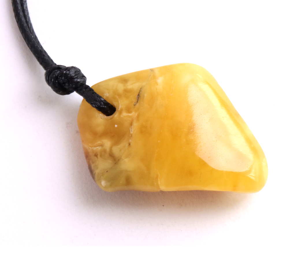 Genuine Untreated Baltic Amber Amulet Pendant