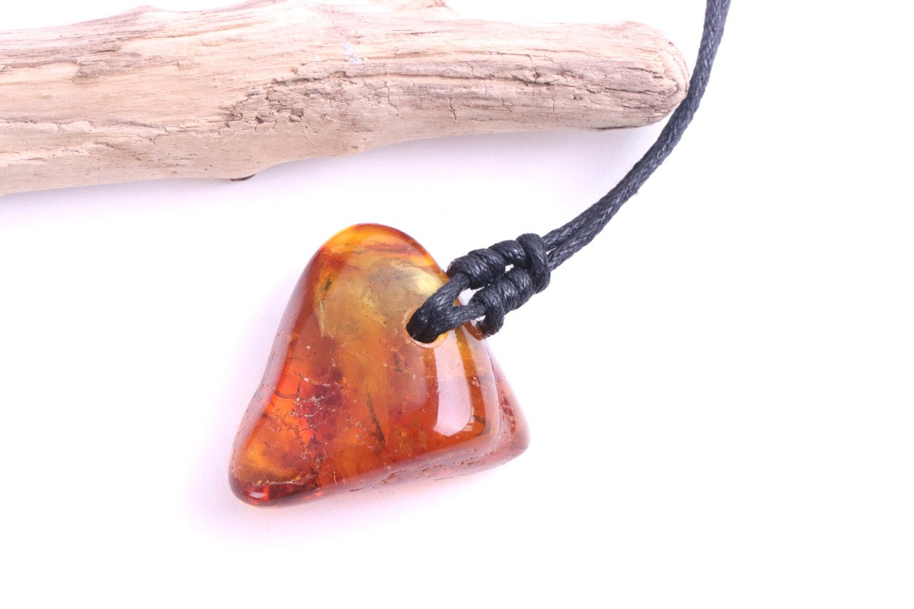 Natural Baltic Amber Amulet Pendant