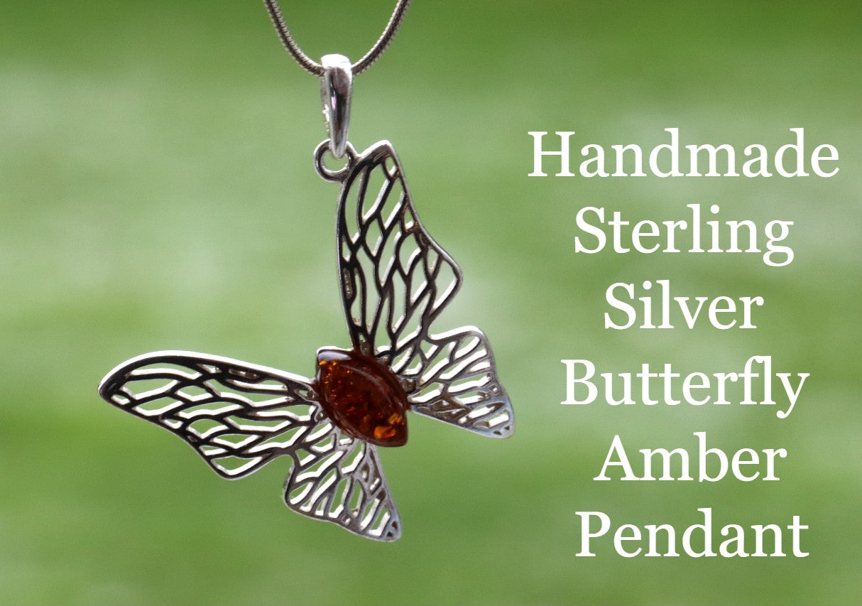 Silver Butterfly Pendant