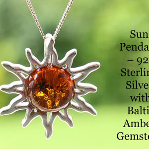 Sun Pendant Necklace