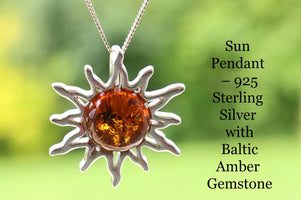 Sun Pendant Necklace