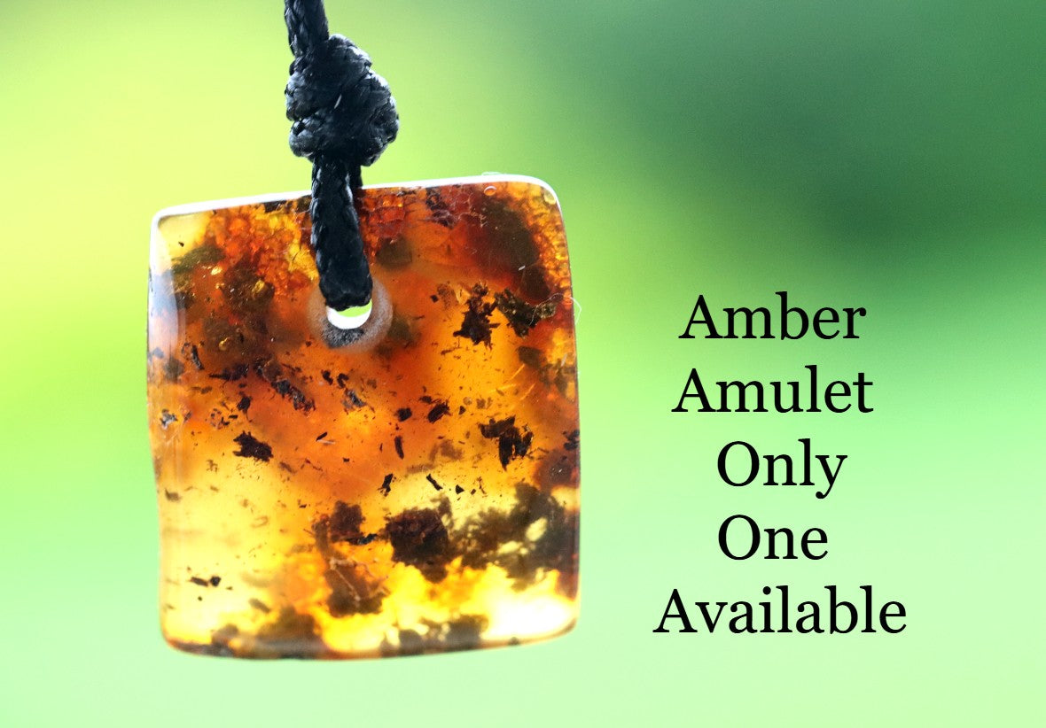 Handmade Baltic Amber Amulet