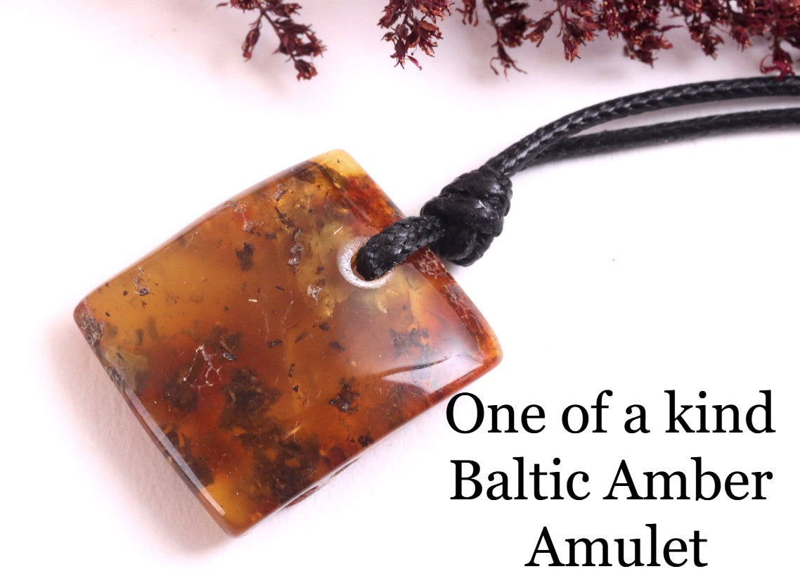 Handmade Baltic Amber Amulet