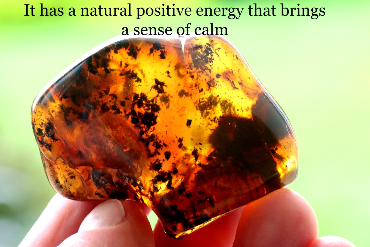 Healing Energy Natural Baltic Amber Gemstone