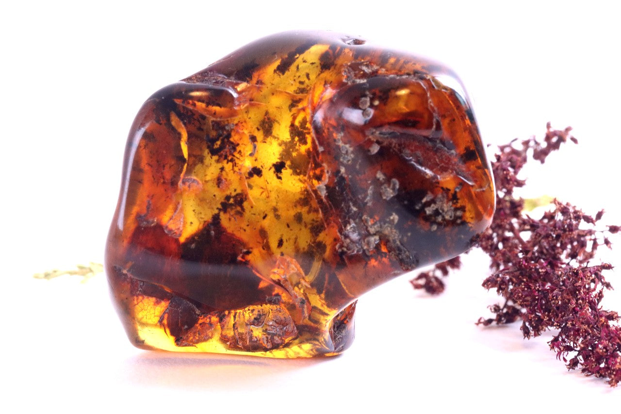 Healing Energy Natural Baltic Amber Gemstone