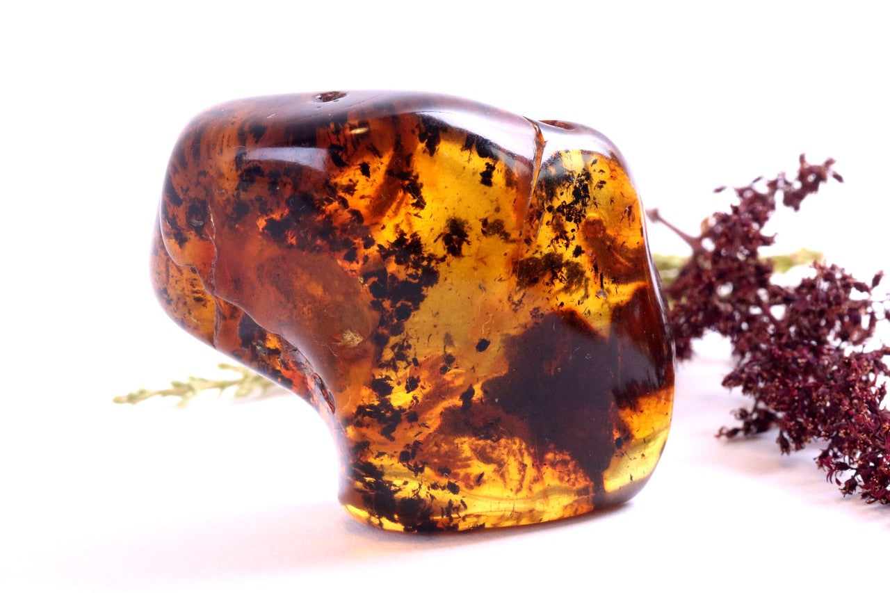 Healing Energy Natural Baltic Amber Gemstone