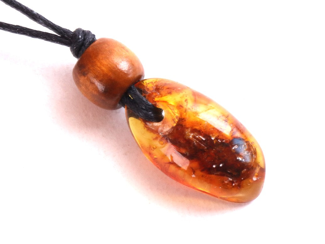 Natural Baltic Amber Amulet Necklace