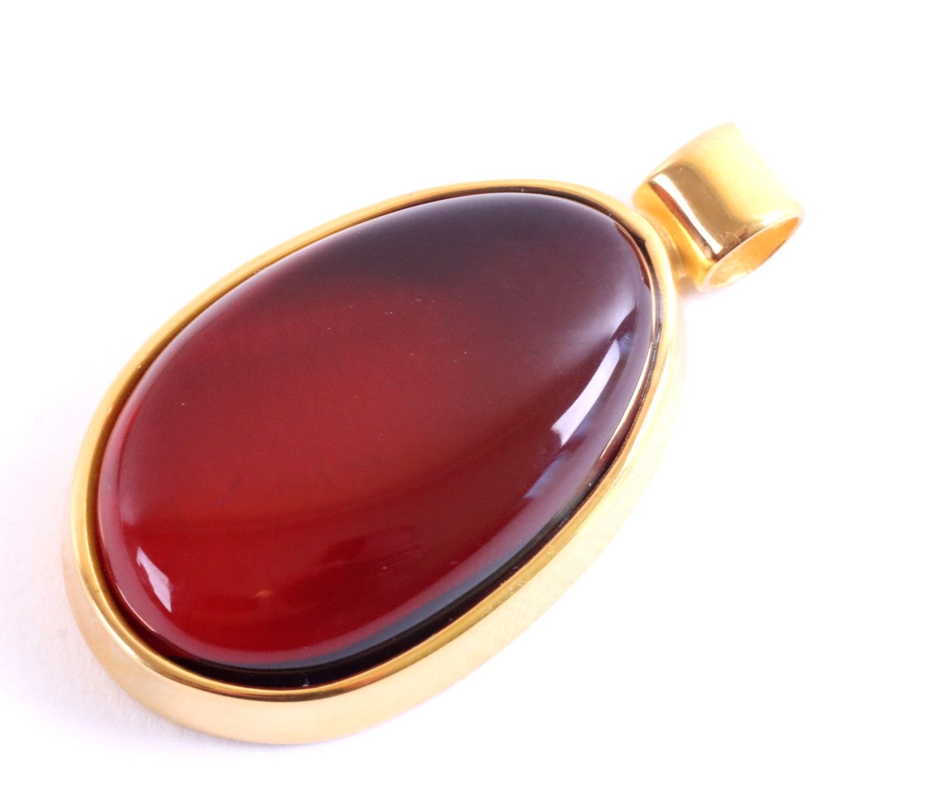 Red Amber Pendant