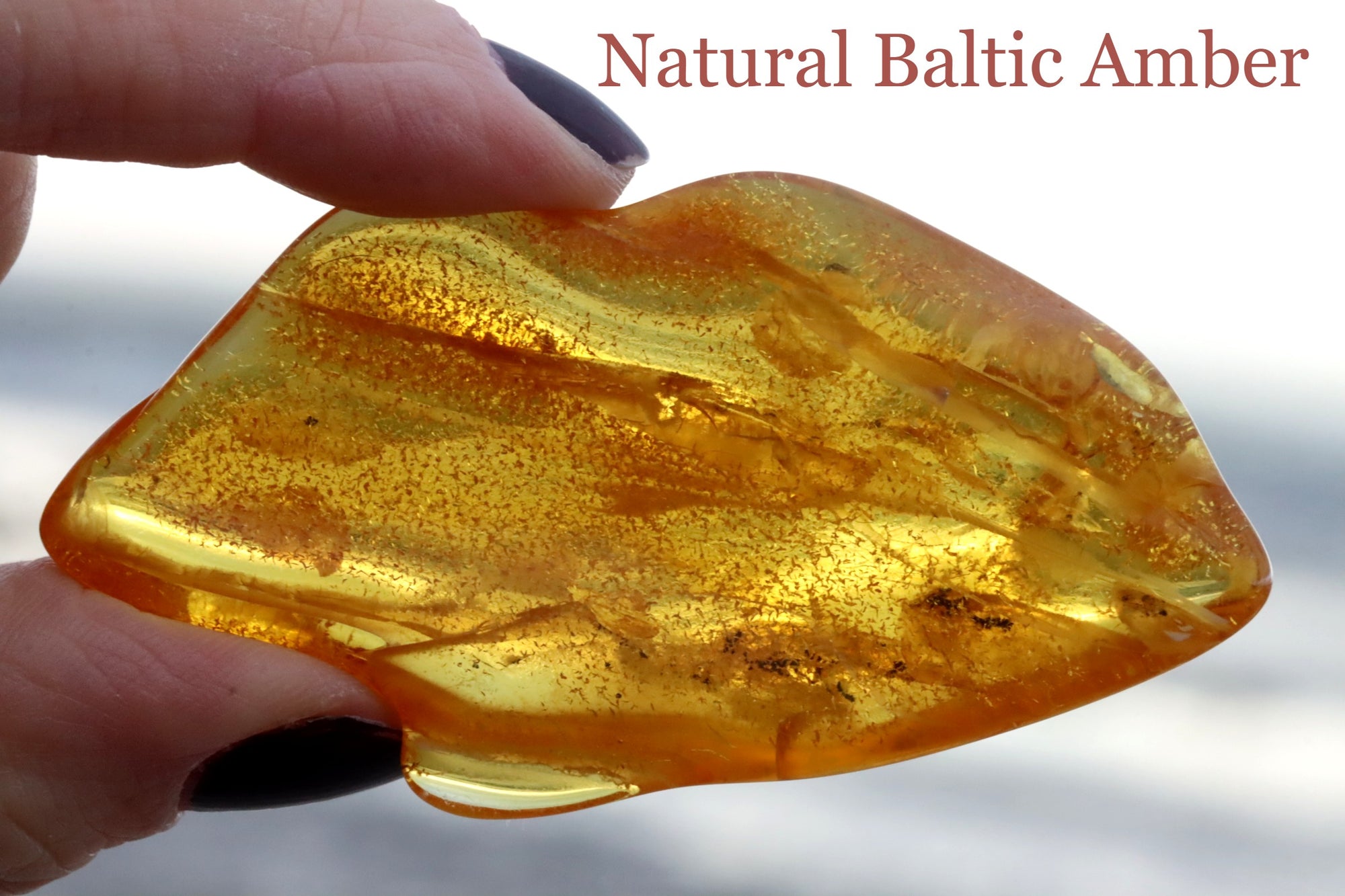 Natural Baltic Amber Gemstone