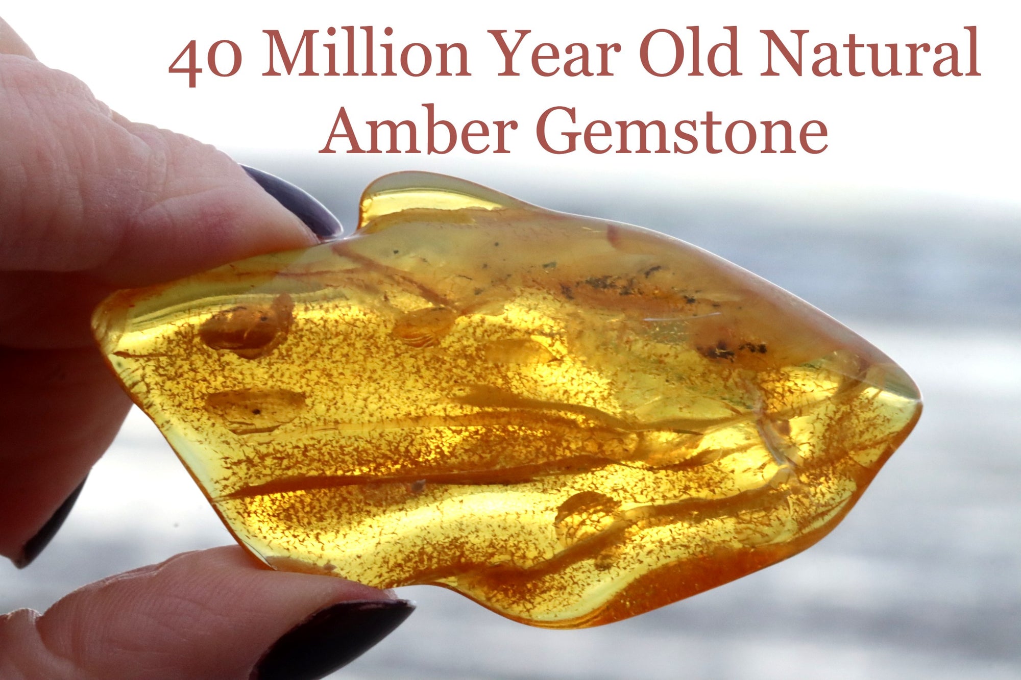 Natural Baltic Amber Gemstone