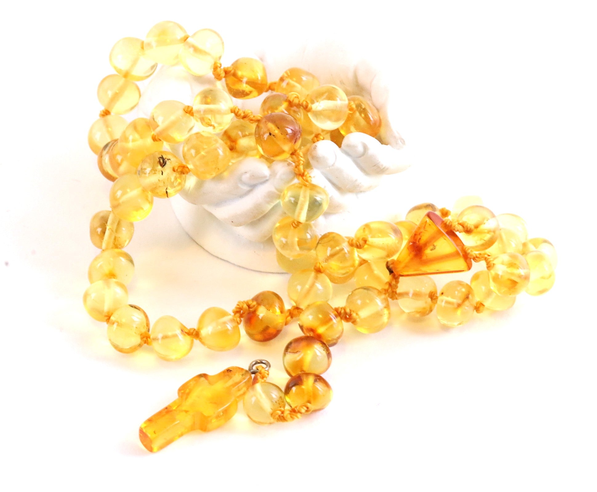 Natural Amber Rosary Beads