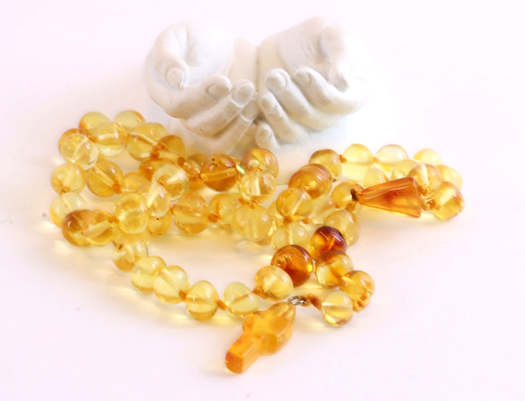 Natural Amber Rosary Beads