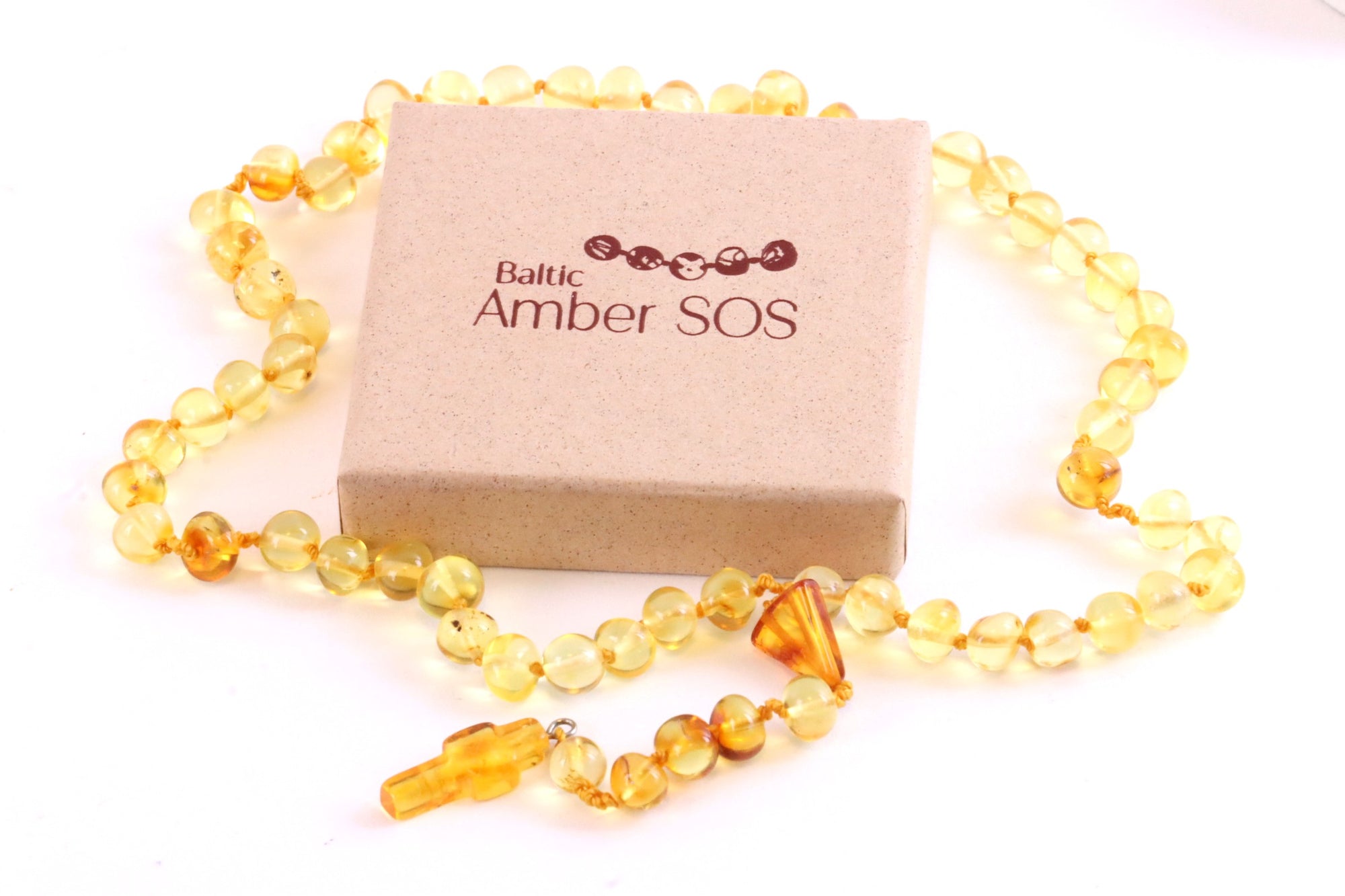 Natural Amber Rosary Beads