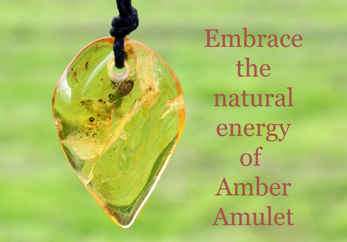 Natural Shape Baltic Amber Amulet