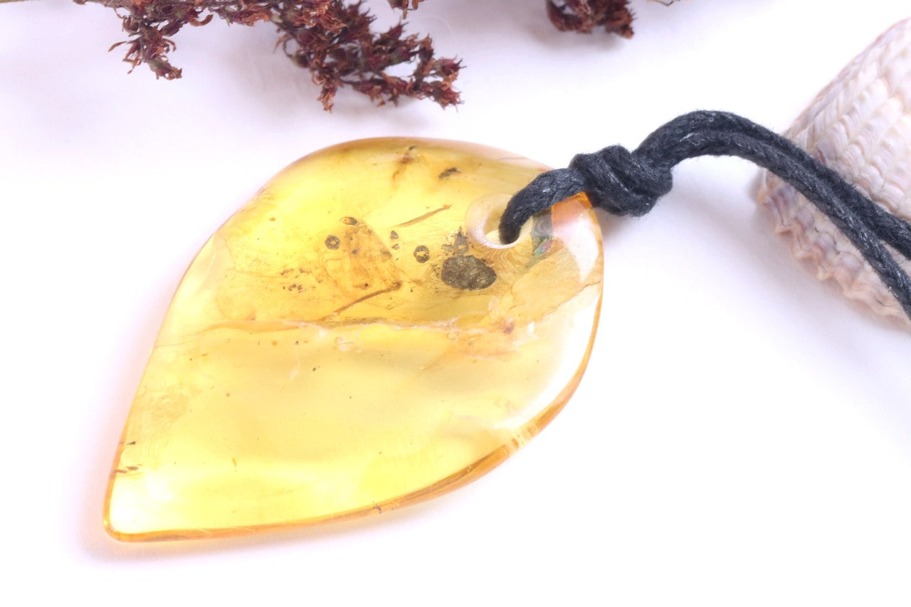 Natural Shape Baltic Amber Amulet