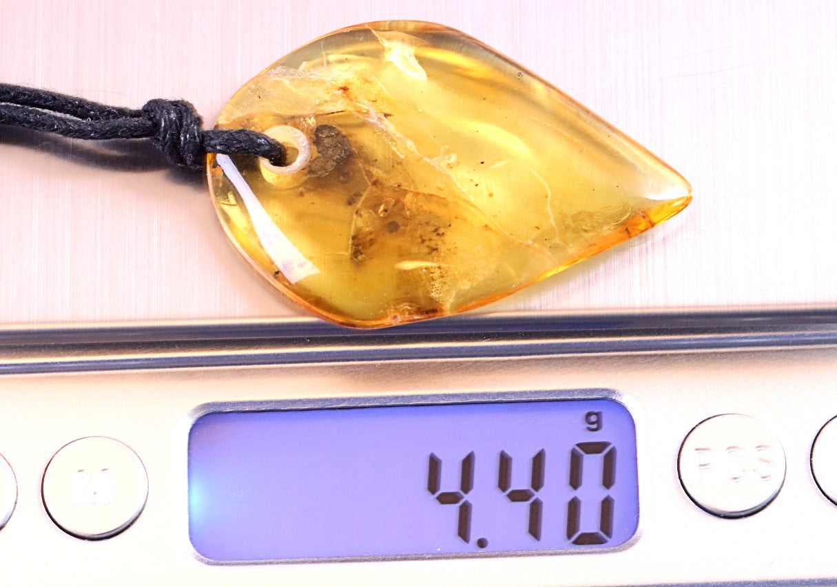 Natural Shape Baltic Amber Amulet