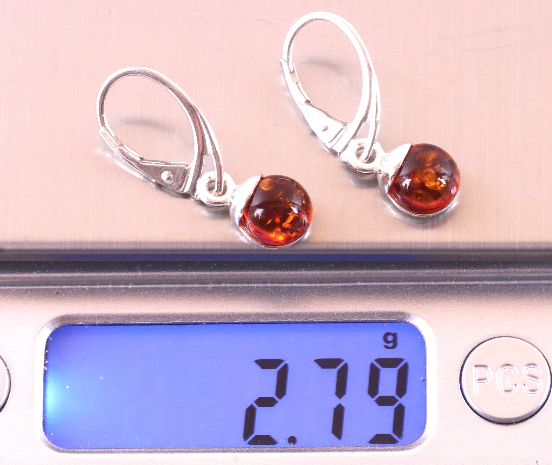 Baltic Amber Drop Earrings