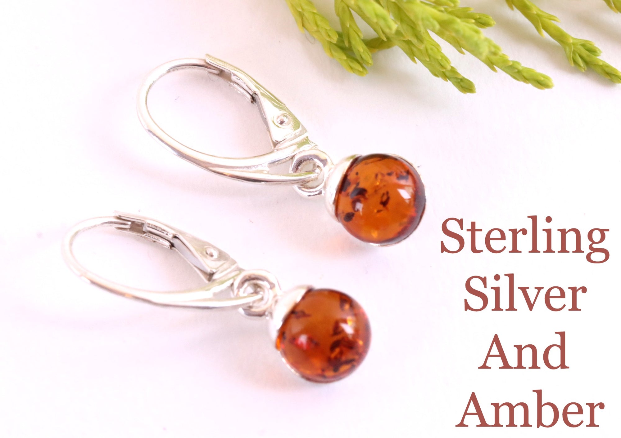 Baltic Amber Drop Earrings