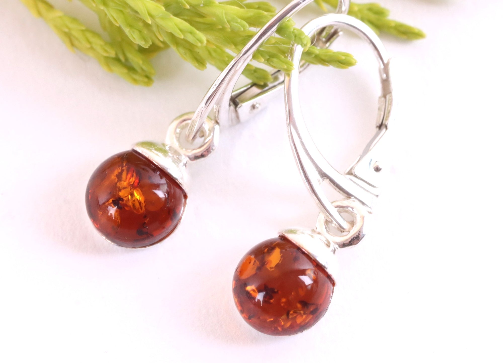 Baltic Amber Drop Earrings