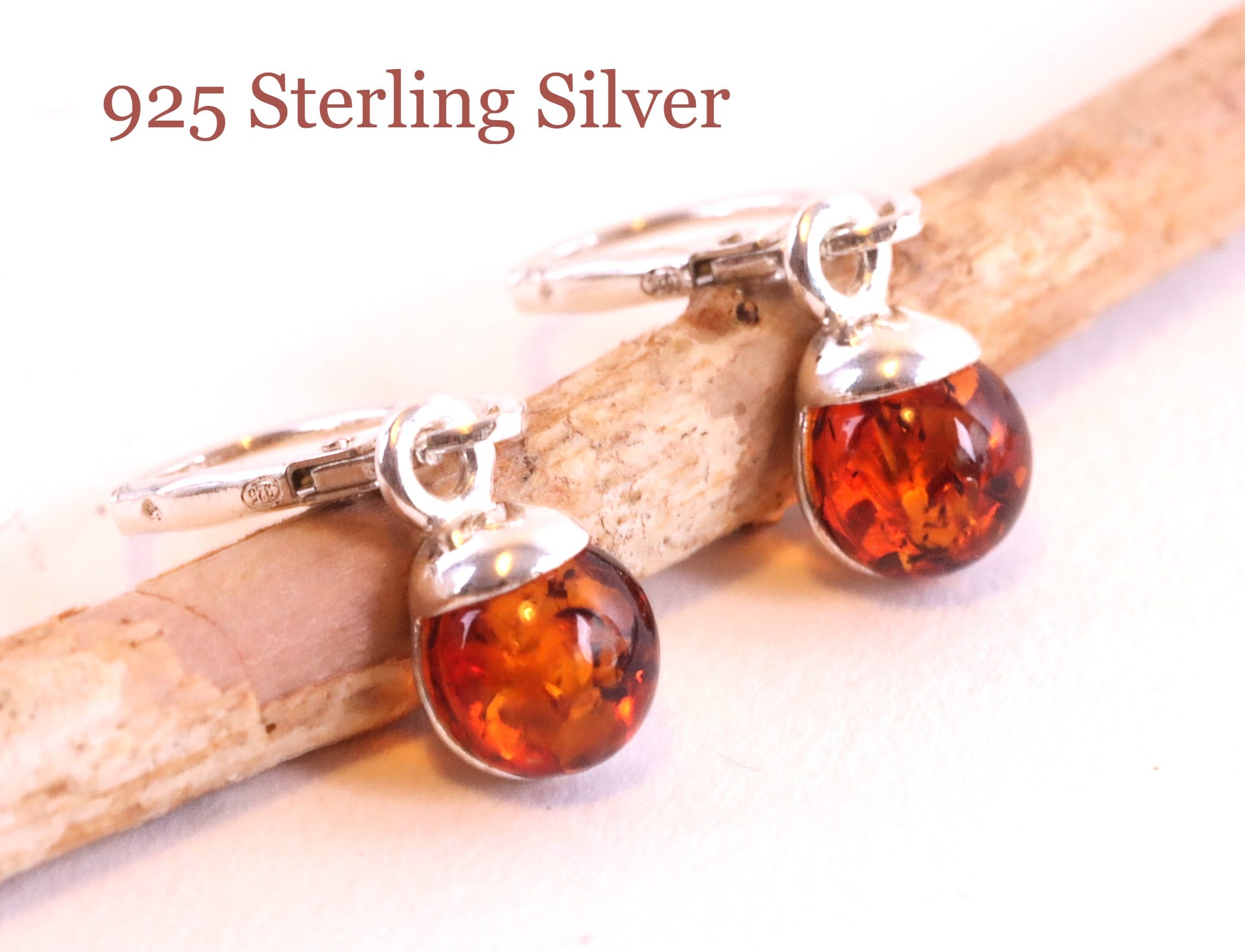 Baltic Amber Drop Earrings