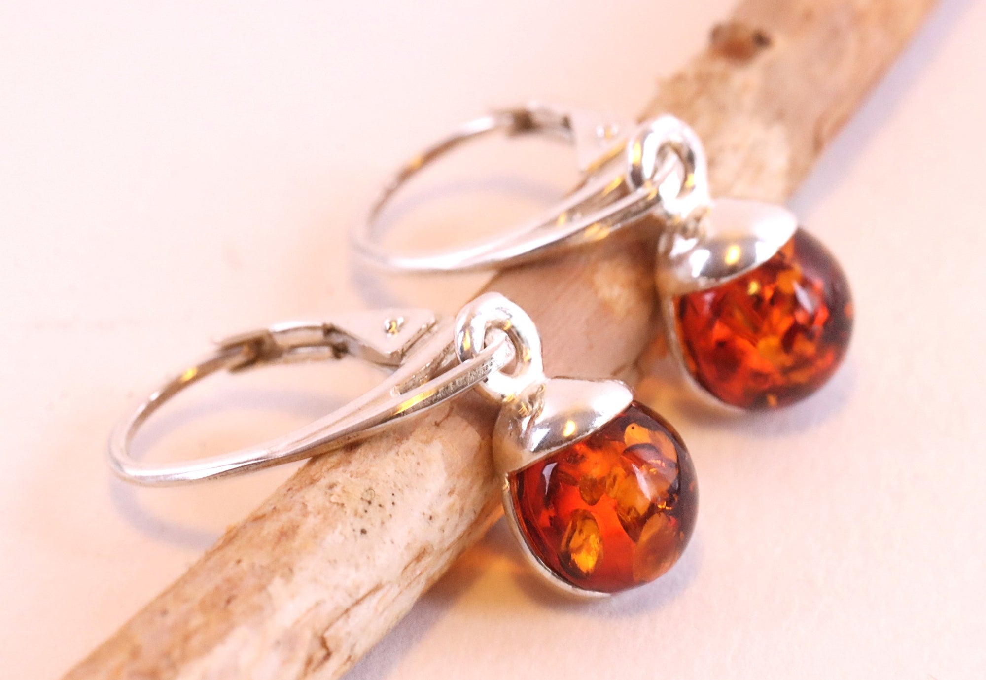 Baltic Amber Drop Earrings