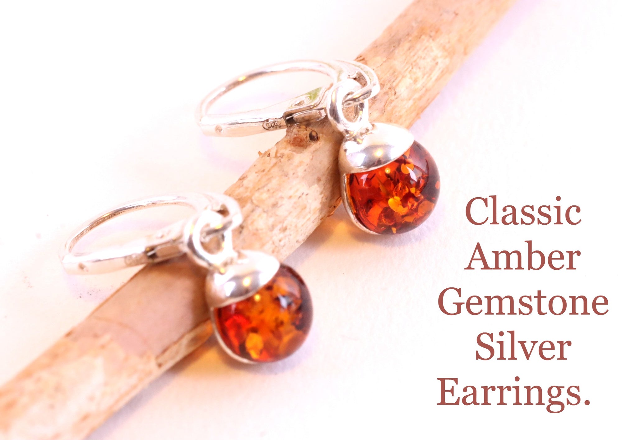 Baltic Amber Drop Earrings