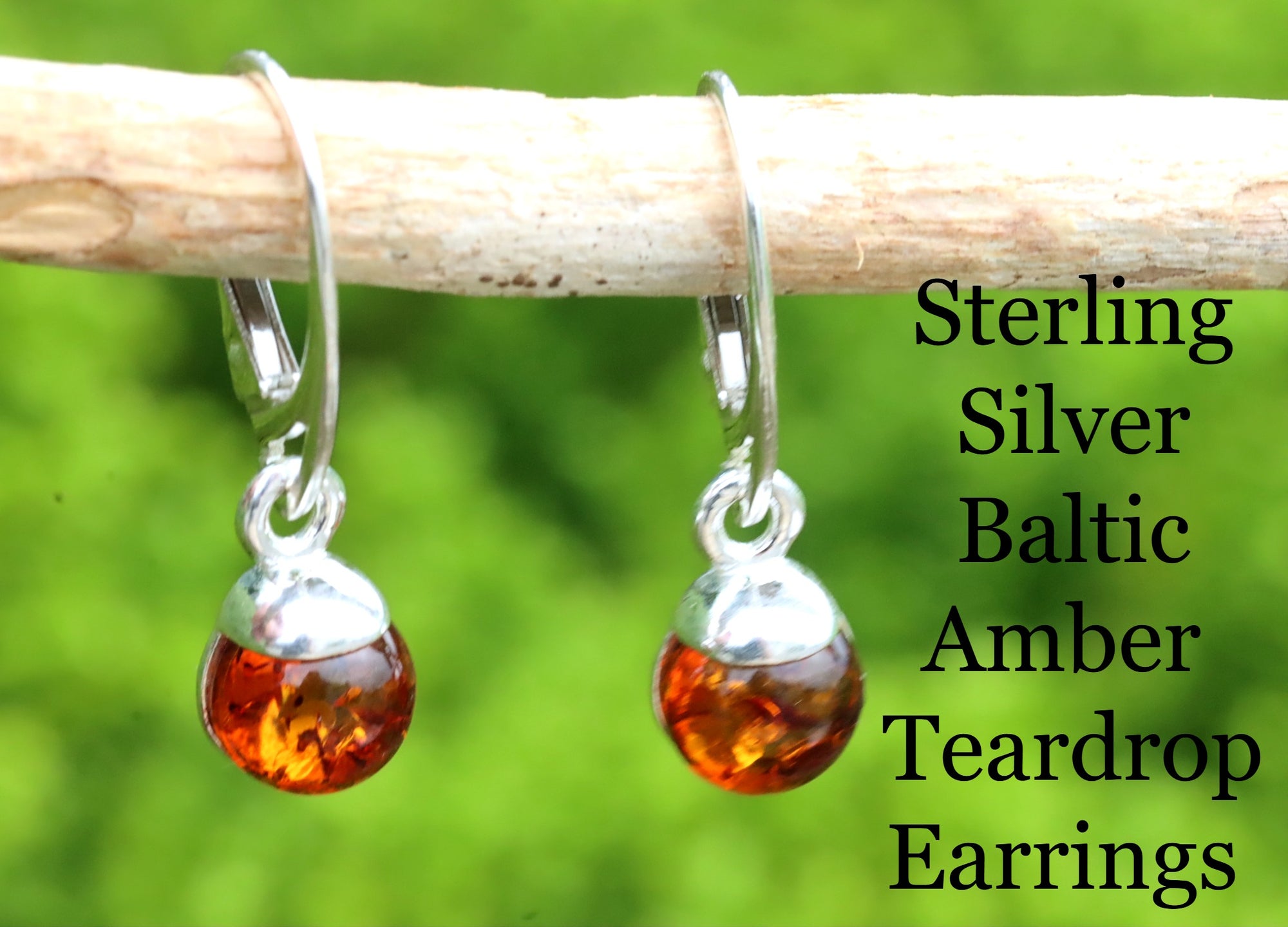 Baltic Amber Drop Earrings