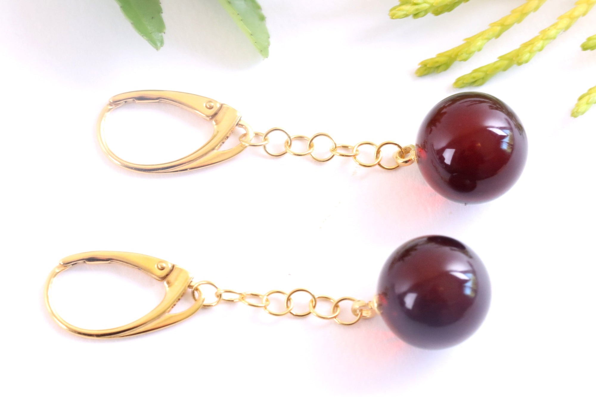 Swinging Amber Drops