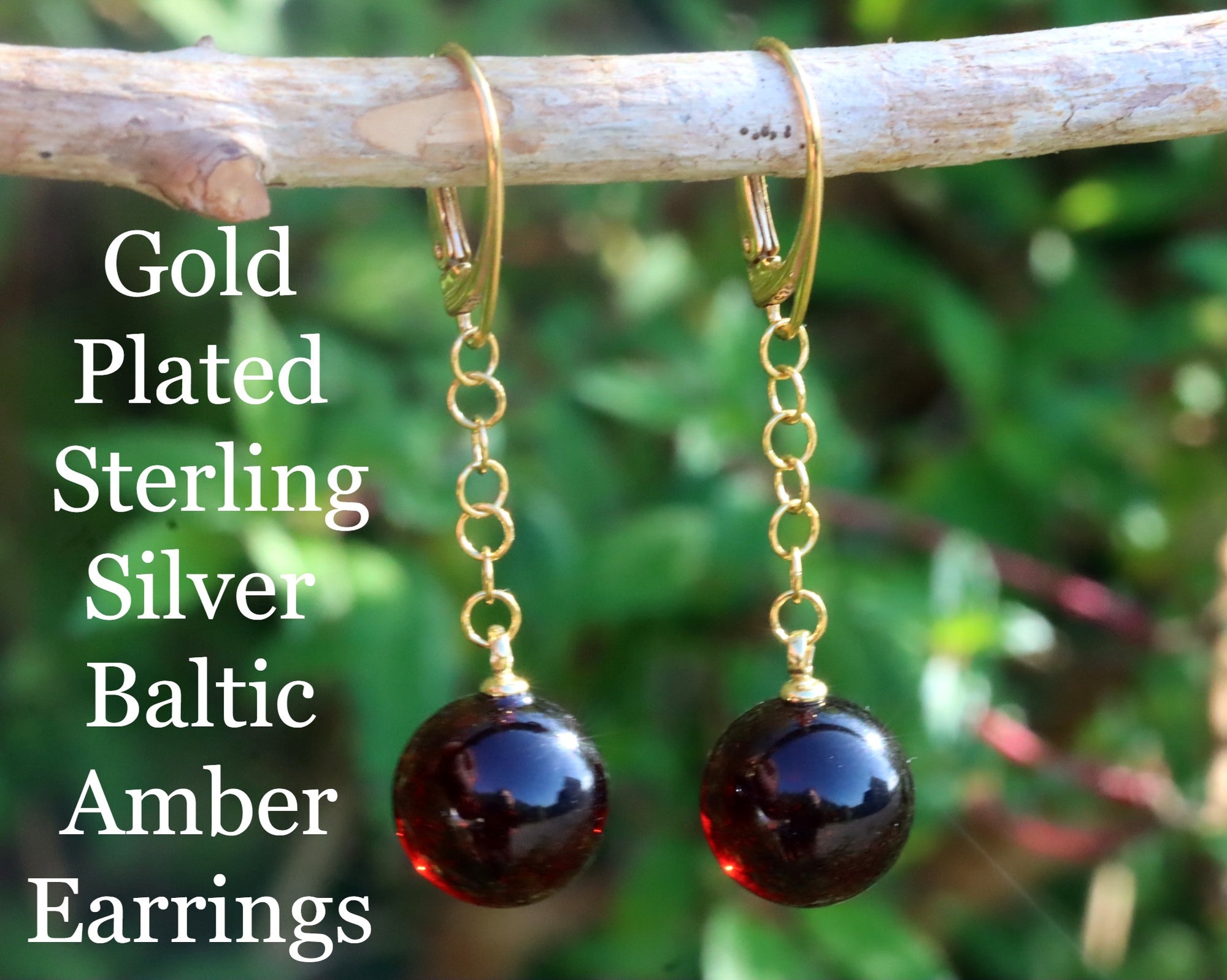 Swinging Amber Drops