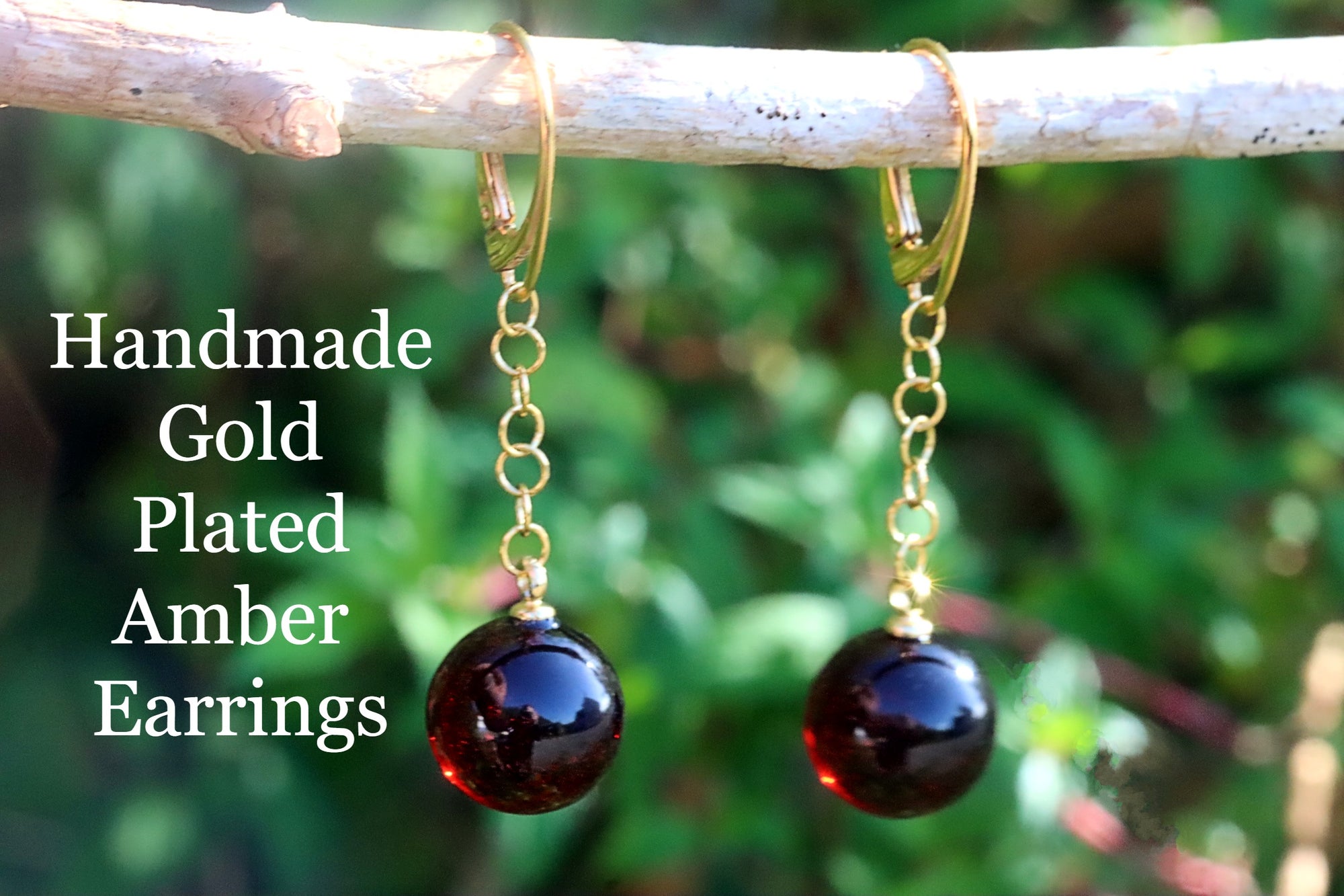 Swinging Amber Drops