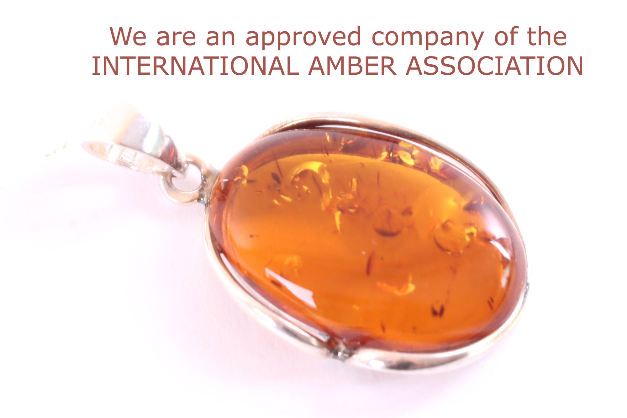 Sterling Silver Baltic Amber Pendant