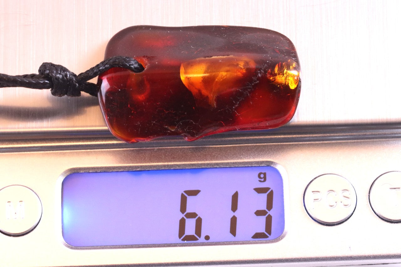 Natural Baltic Amber Amulet Pendant