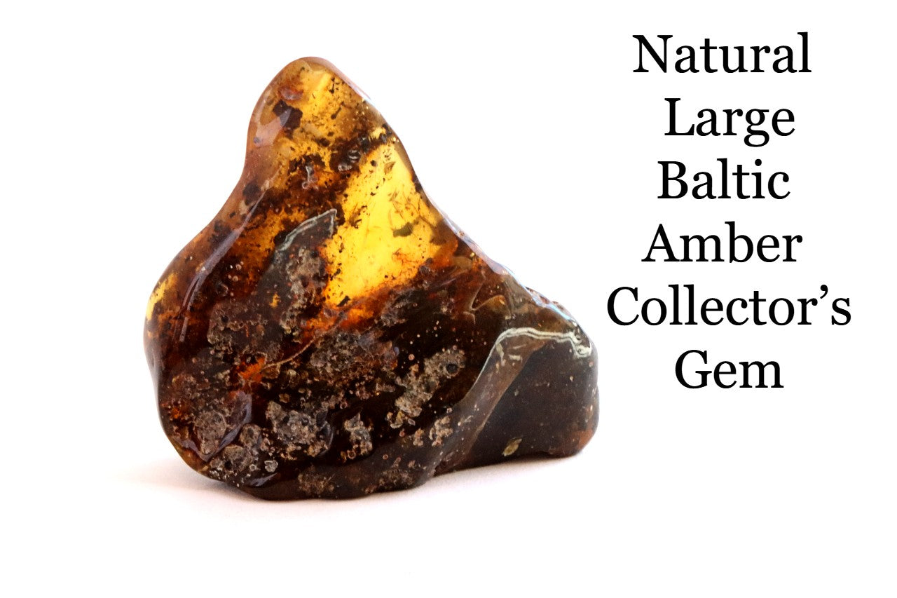 Natural Large Baltic Amber Collector’s Gem