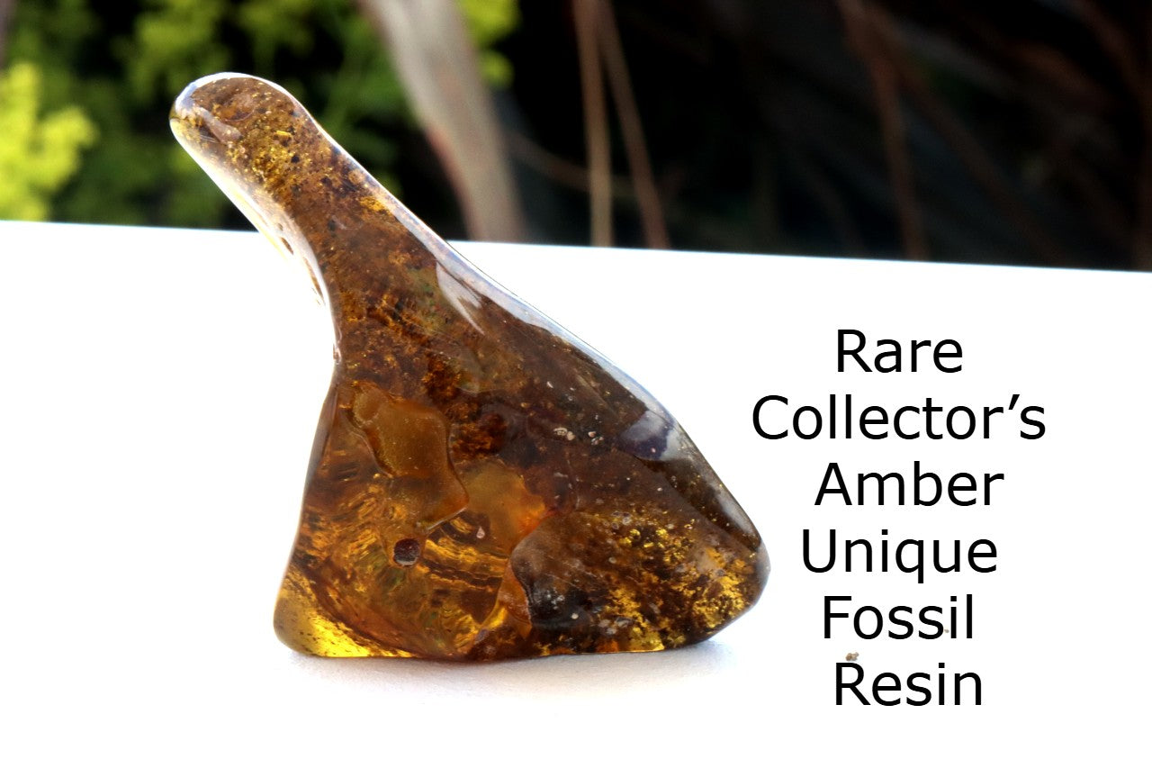 Large Natural Baltic Amber Gemstone (53g).