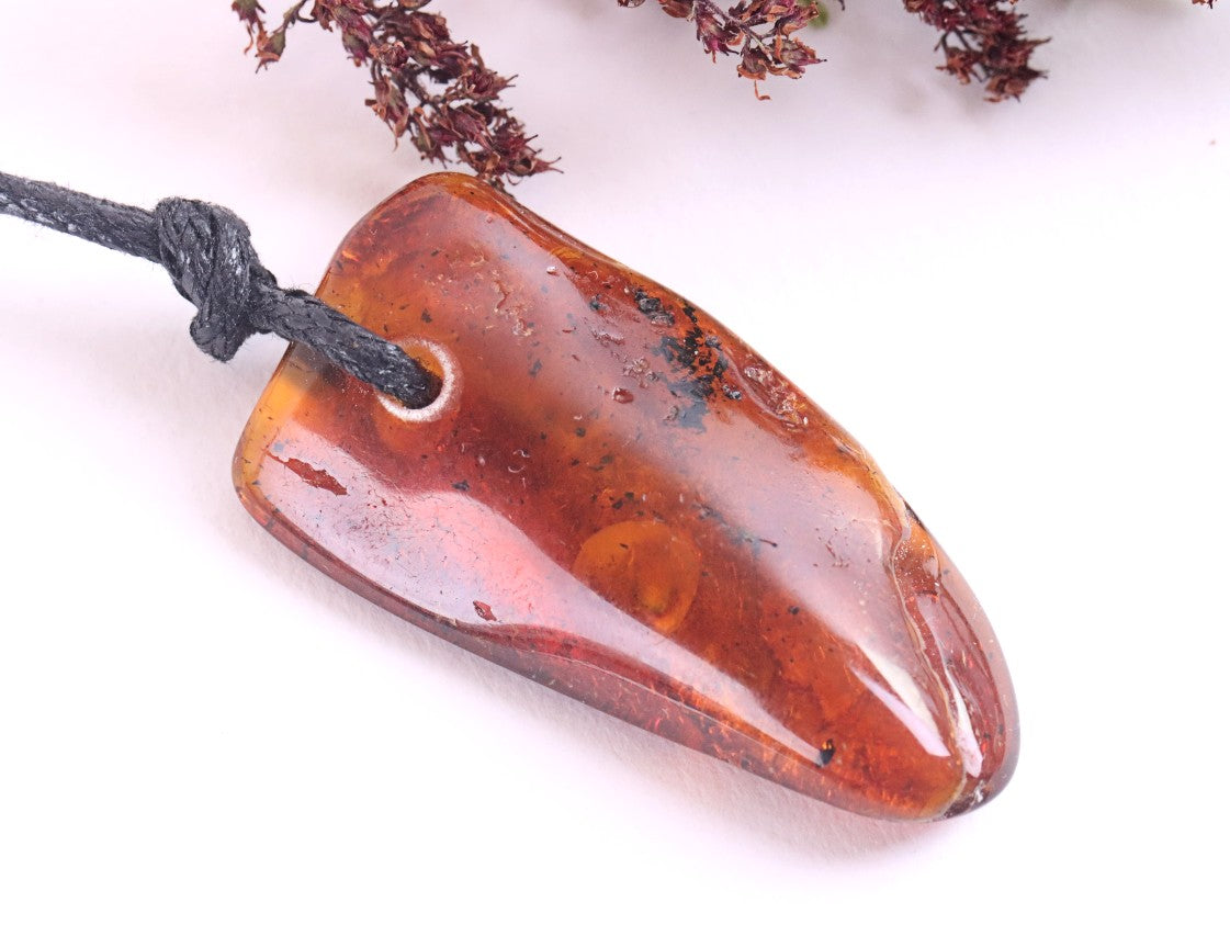 Red Amber Amulet