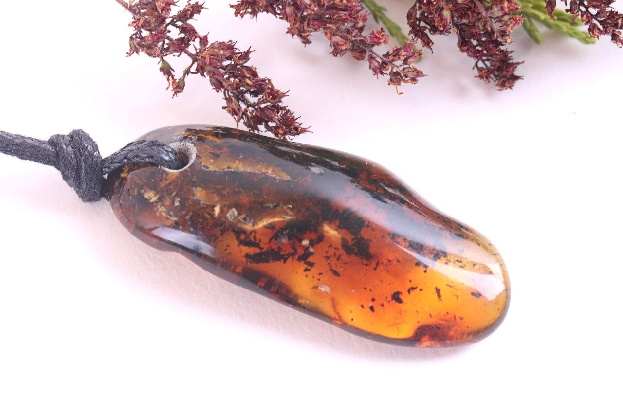 Quirky Amber Amulet Pendant