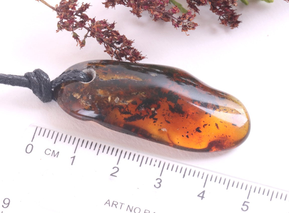 Quirky Amber Amulet Pendant