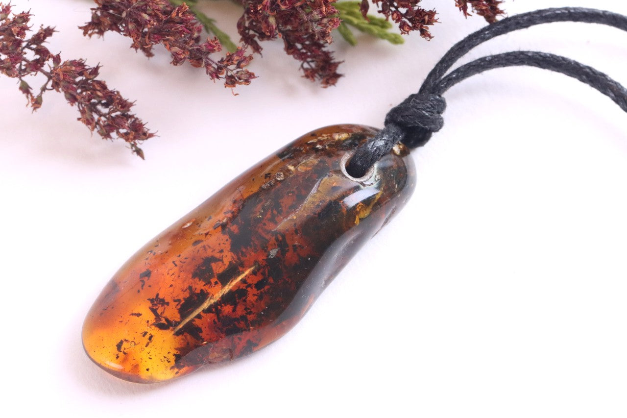 Quirky Amber Amulet Pendant