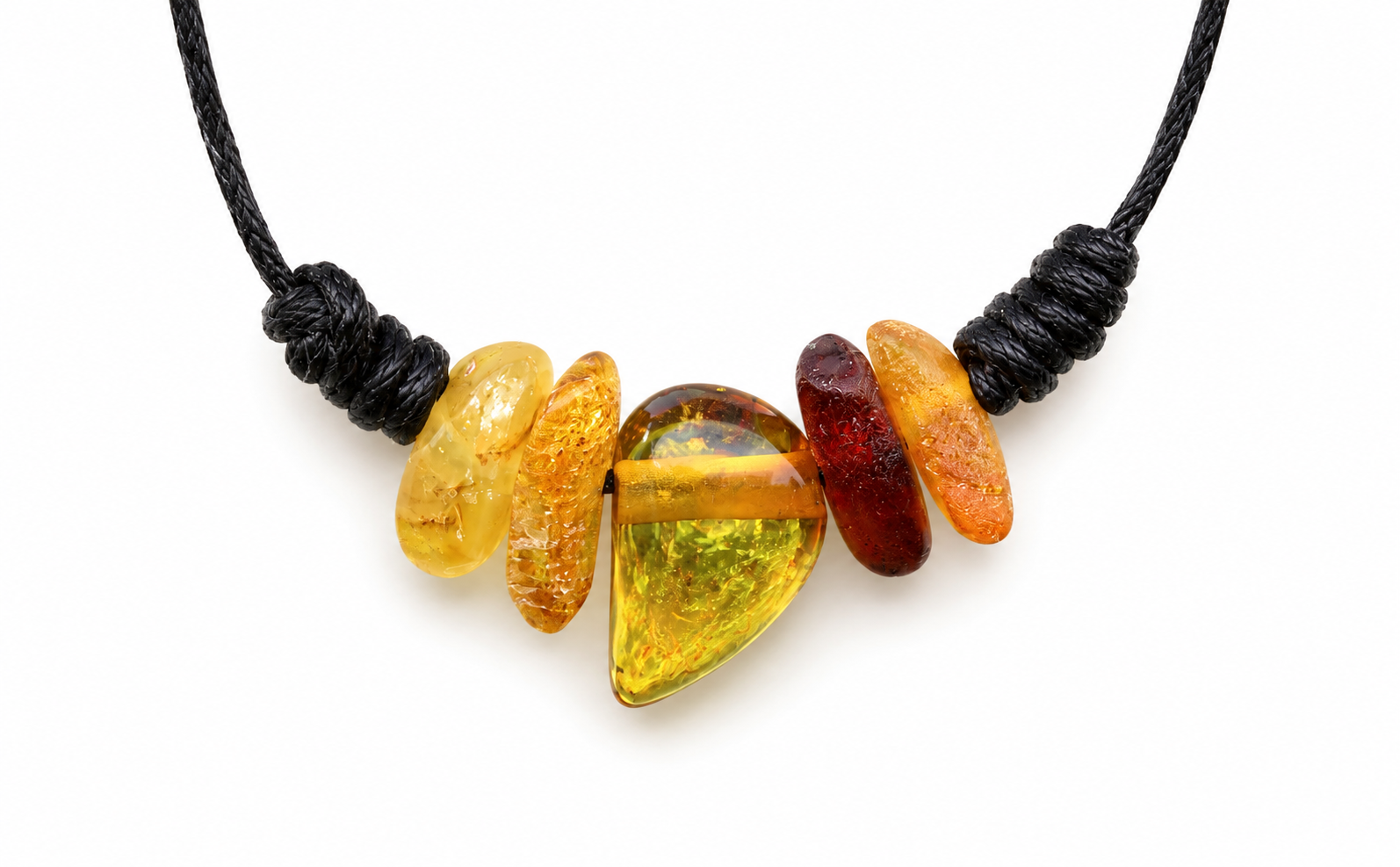 Pendant Charm - Natural  Baltic Amber Amulet