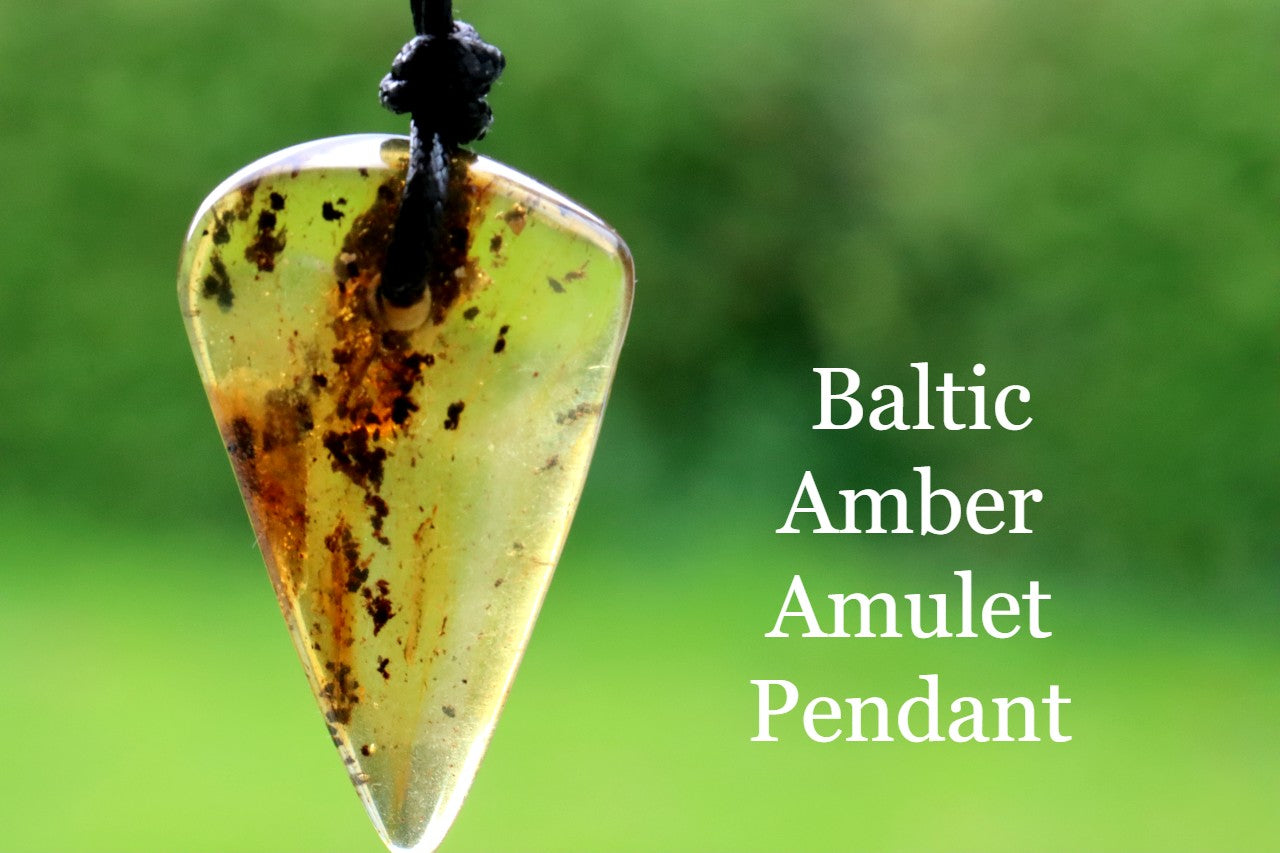 Baltic Amber Amulet Pendant