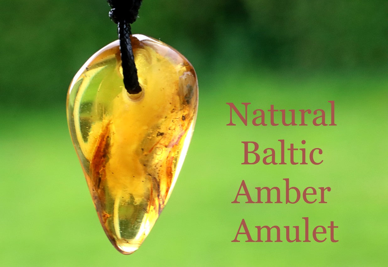 Handmade Natural Baltic Amber Amulet