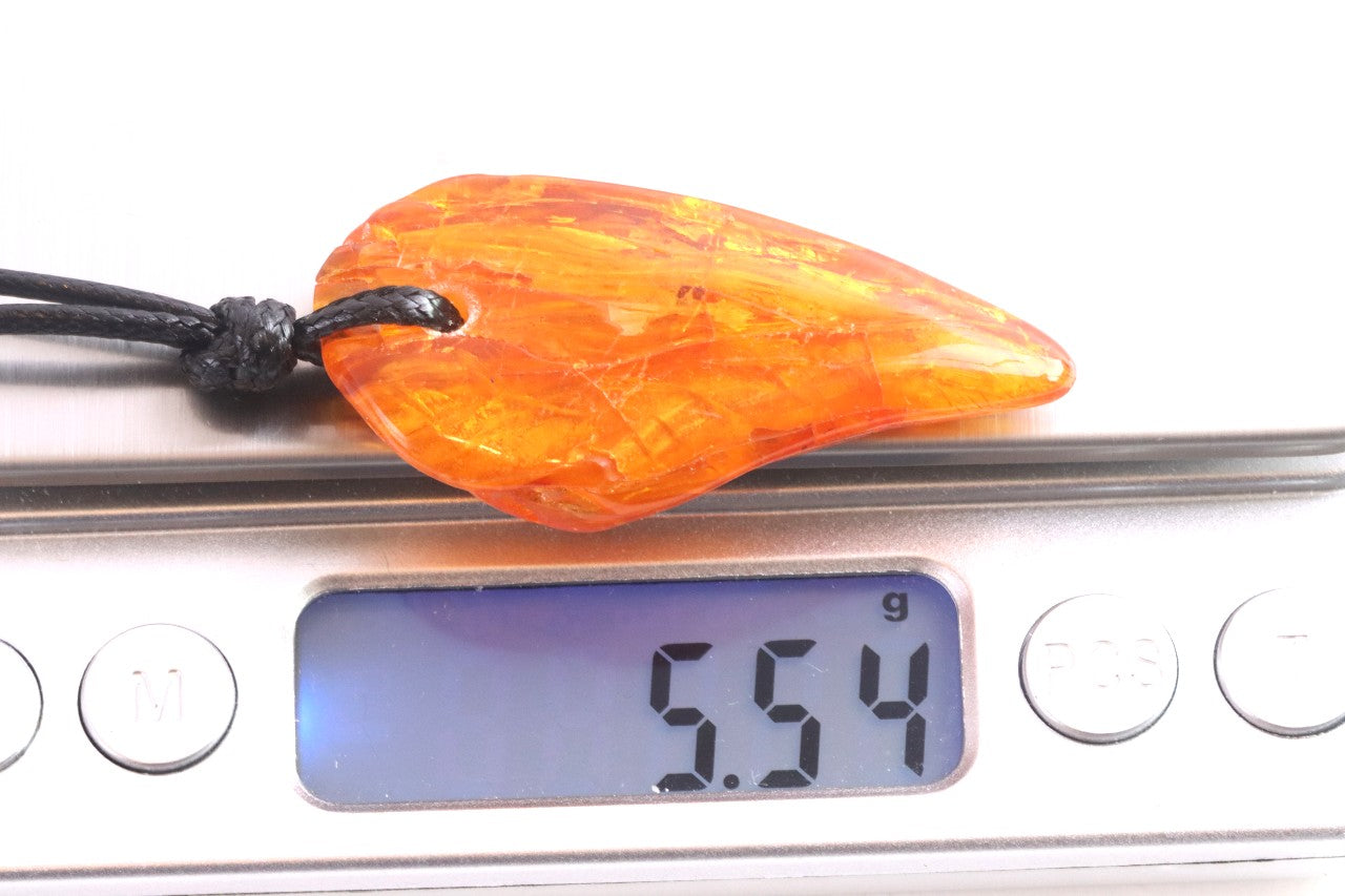 Natural Baltic Amber Amulet Pendant