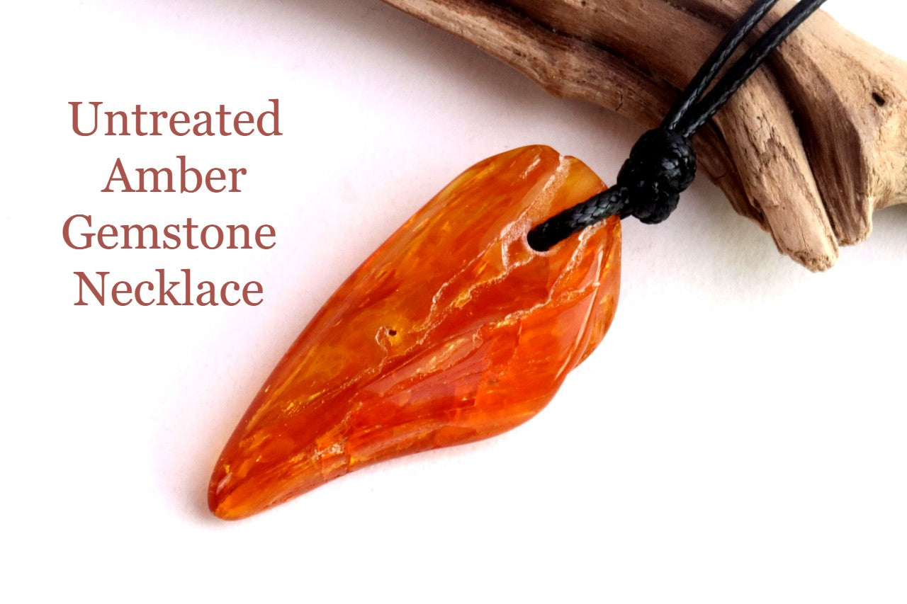 Natural Baltic Amber Amulet Pendant