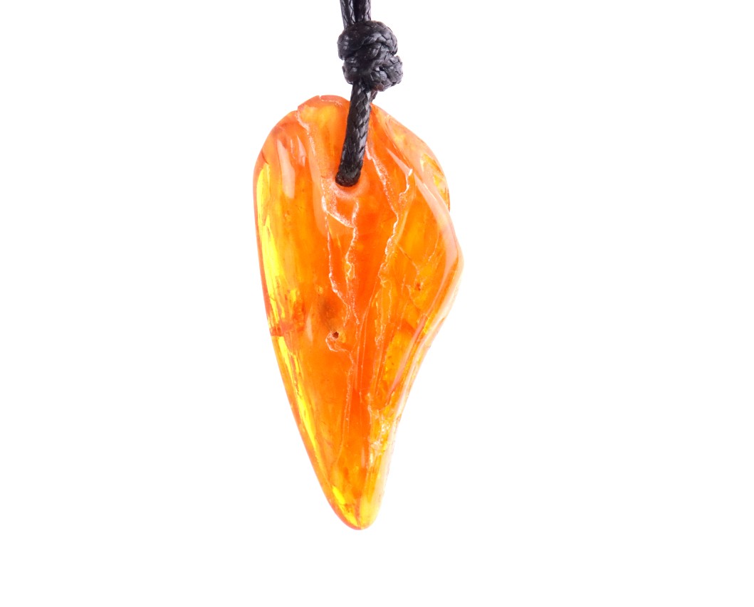 Natural Baltic Amber Amulet Pendant